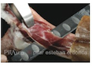 Slicing Spanish Ham